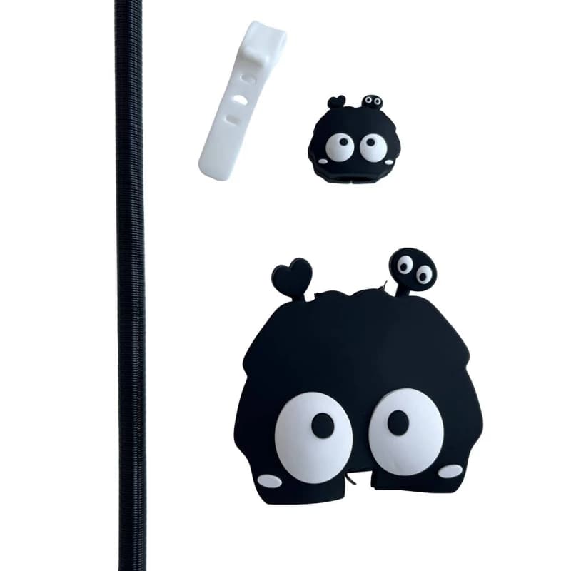 محافظ کابل شارژ مدل Silicon به همراه محافظ شارژ دیواری مجموعه 4 عددی