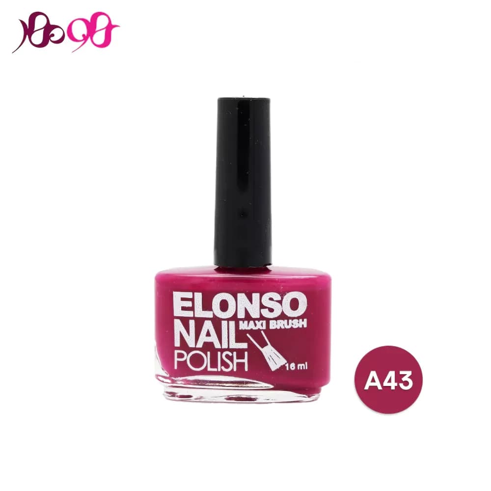 لاک ناخن الونسو شماره A43