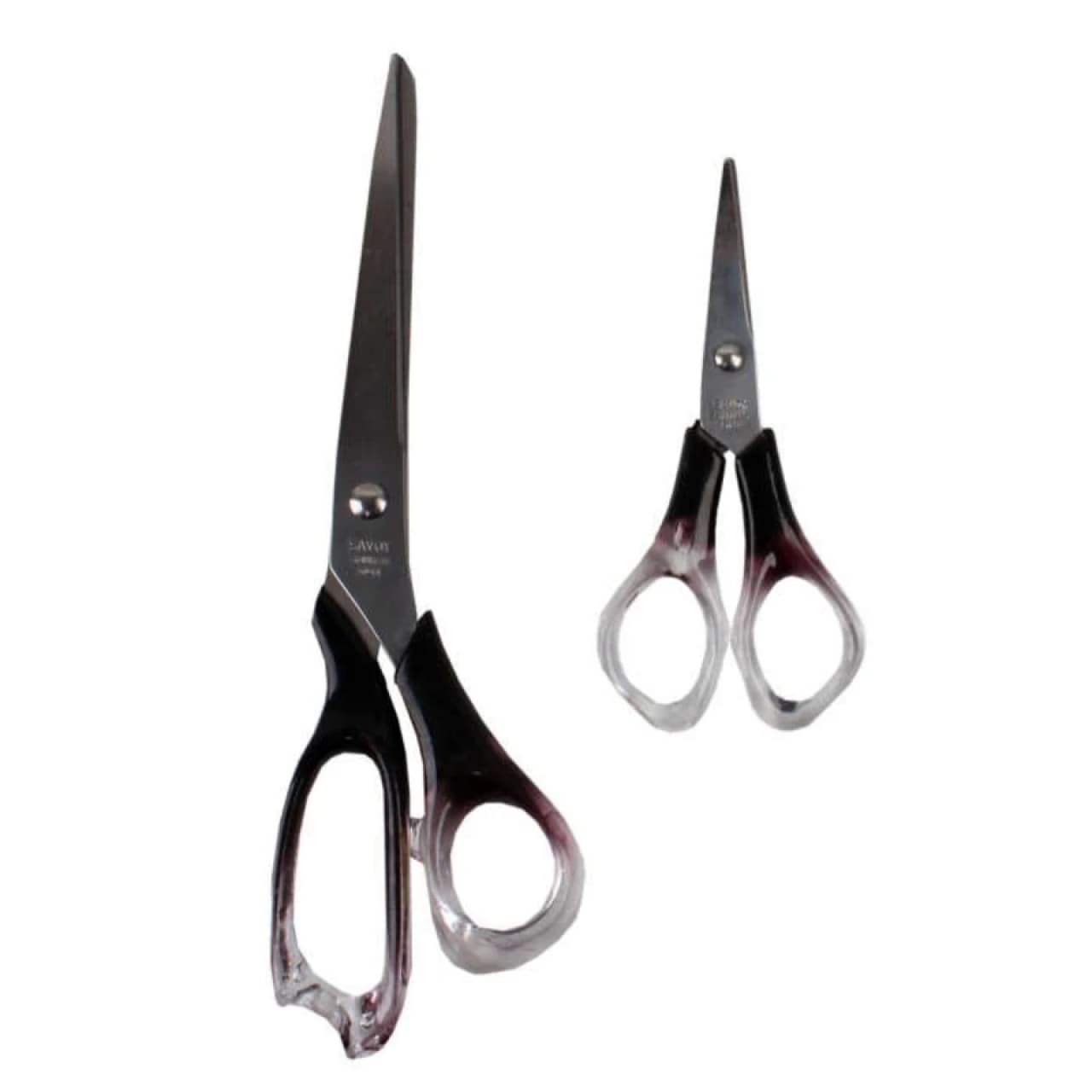 قیچی خیاطی مدل دسته عسلی بسته 2 عددی