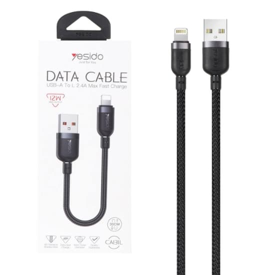 کابل تبدیل پاوربانک USB-C به لایتنینگ یسیدو مدل CAI31L