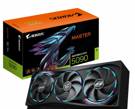 کارت گرافیک مبتنی بر NVIDIA گیگابایت آروس مدل RTX 5090 Master 32G
