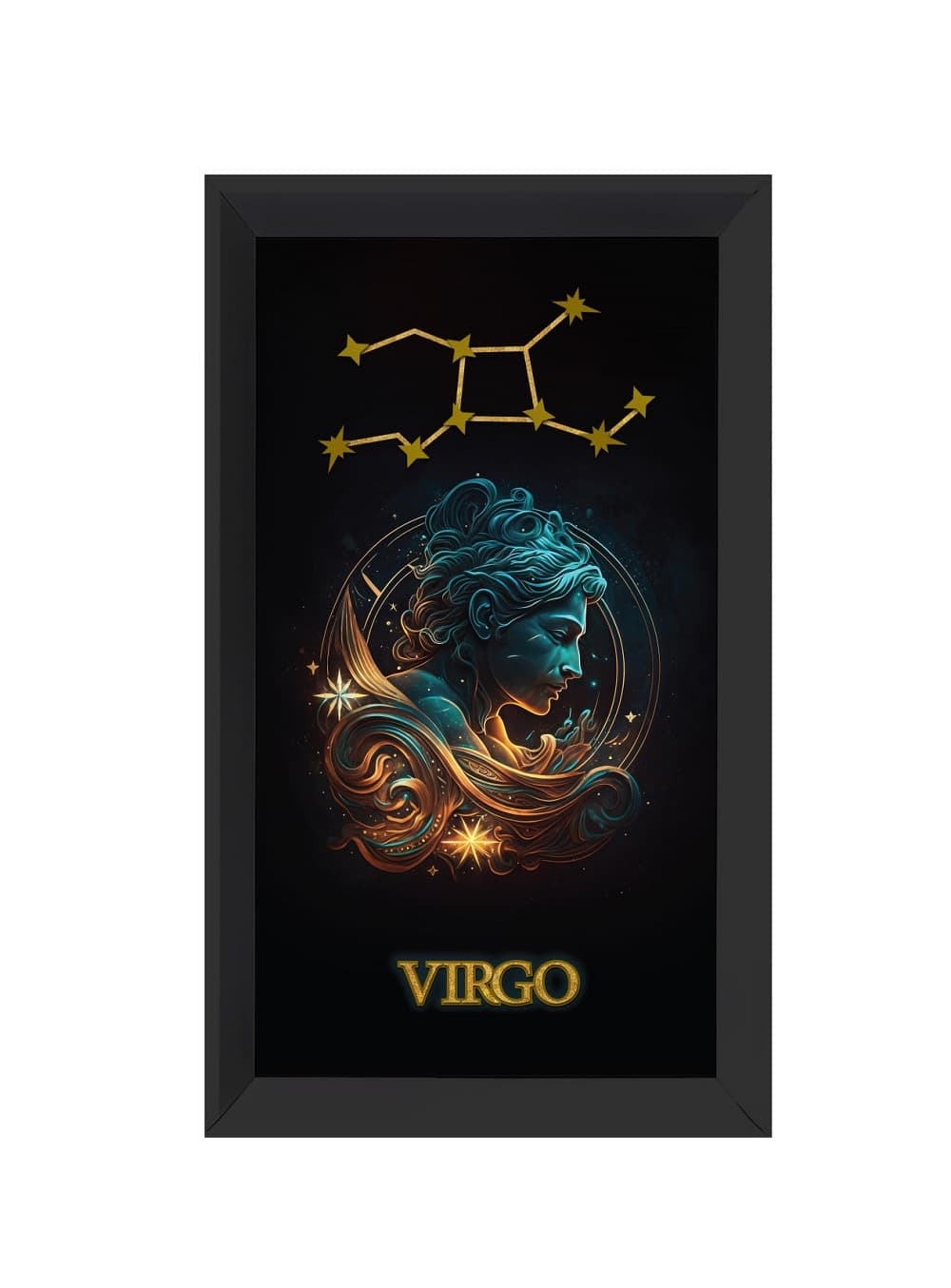 تابلو طلا زرین پارسه طرح زودیاک شهریور