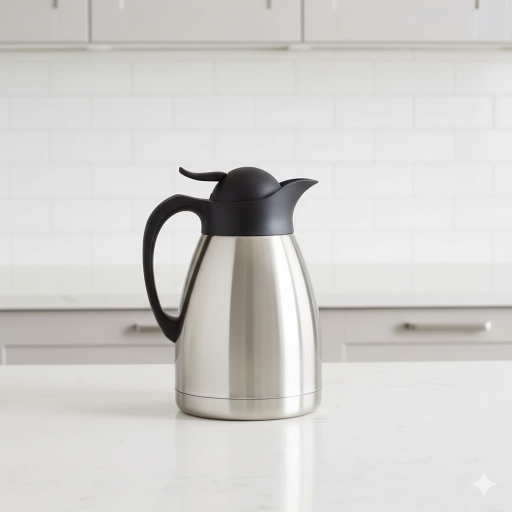 فلاسک استیل 1.5 لیتر کلاغی خارجی یونیک کد 1982