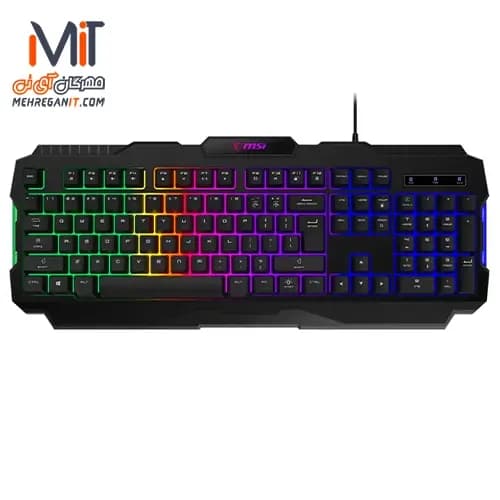 کیبورد Membrane گیمینگ ام اس آی مدل FORGE GK100