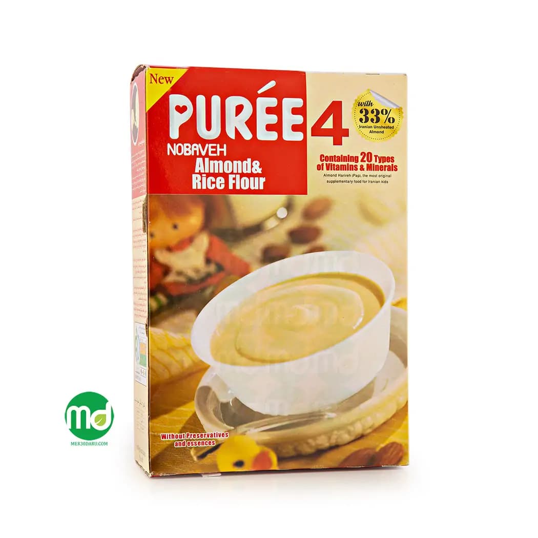 حریره بادام فاقد شیر پوره 4 بعد از 6 ماهگی 250 گرم