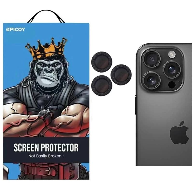 محافظ لنز دوربین گوشی اپل iPhone 16 Pro Max اپیکوی مدل Chelipa Acrylic