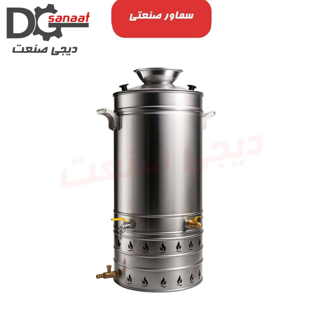 سماور گازی تنوره دار 100 لیتری