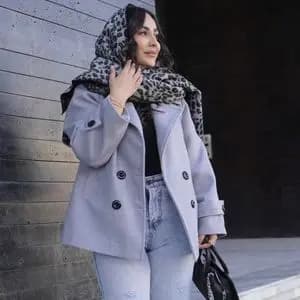 پالتو فوتر طوسی زنانه