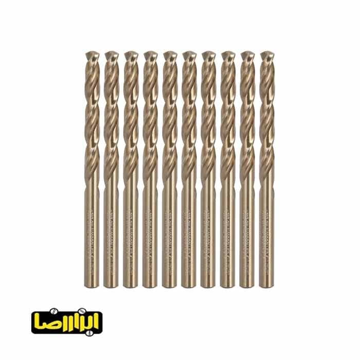 بسته 10 عددی مته آهن کبالت سایز 3