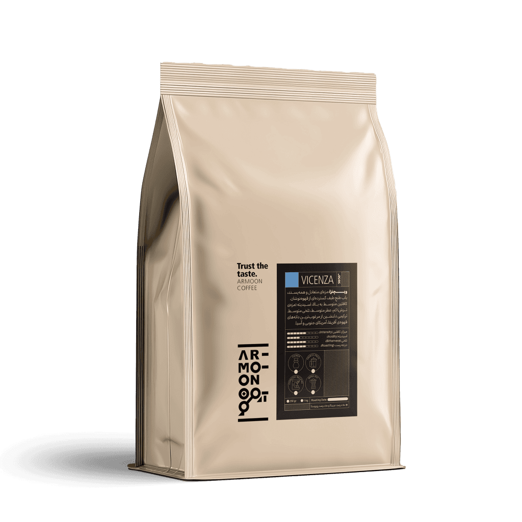 قهوه ویچنزا آرمون – ۵۰٪عربیکا و ۵۰٪روبوستا