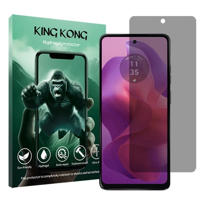 محافظ صفحه نمایش حریم شخصی گوشی موتورولا Moto G24 کینگ کونگ مدل Tough