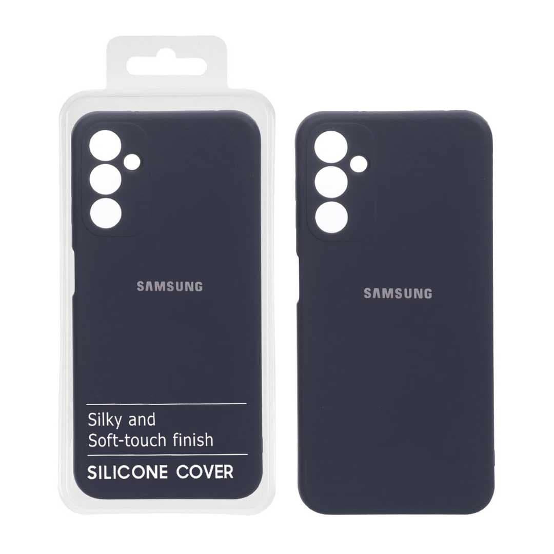 قاب نیو سیلیکون محافظ لنزدار Samsung Galaxy A14 – سورمه ای