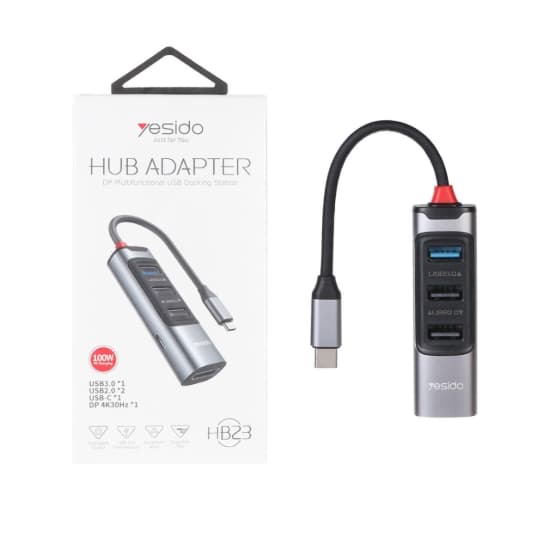 هاب 5 پورت USB-C یسیدو مدل HB23