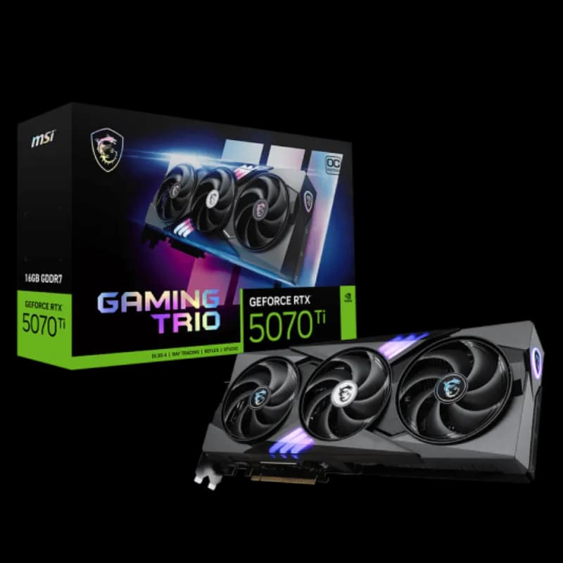 کارت گرافیک ام اس آی مدل MSI RTX 5070 Ti GAMING TRIO OC 16GB