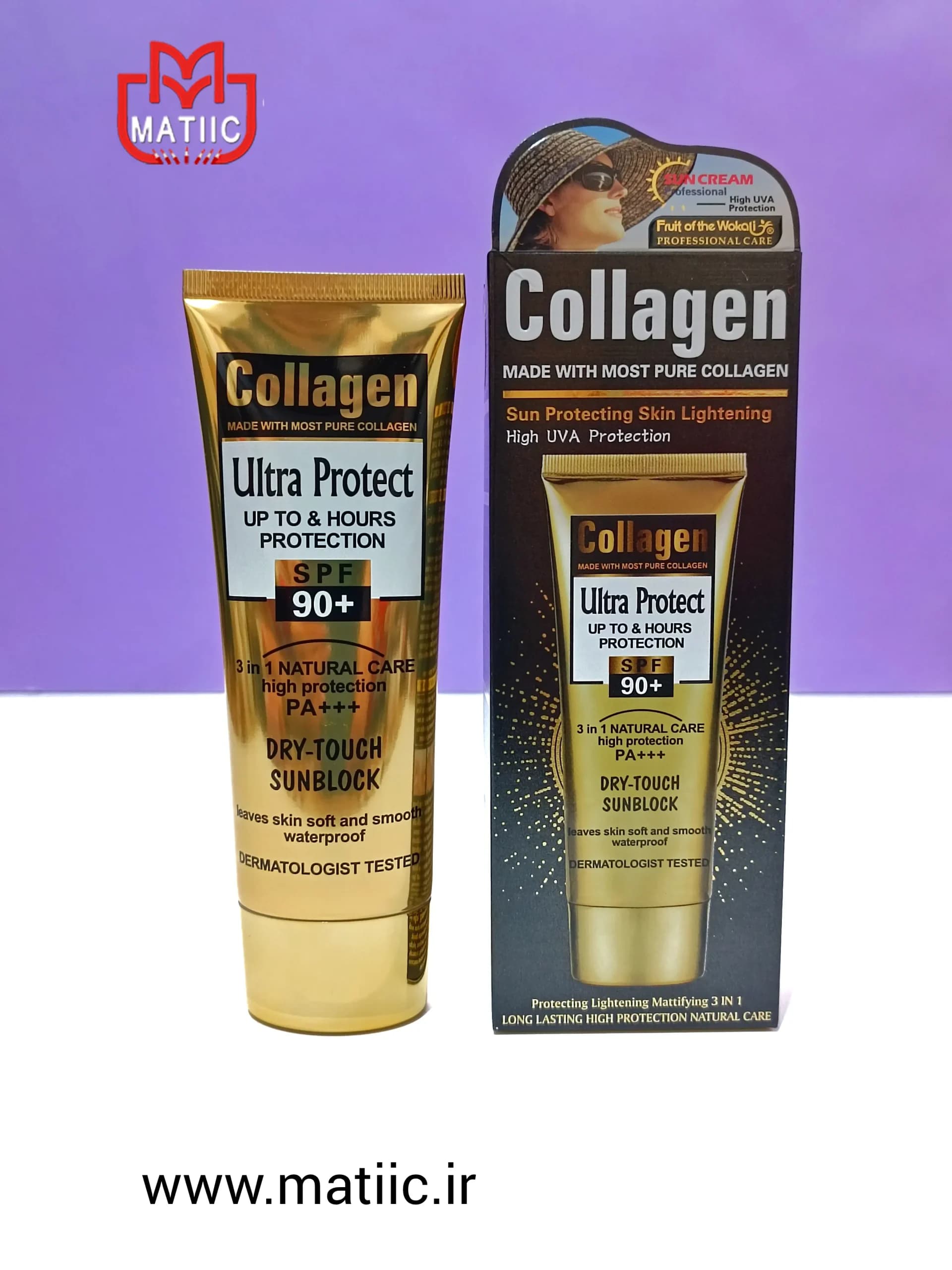 کرم ضد آفتاب وکالی کلاژن حجم 100 میل