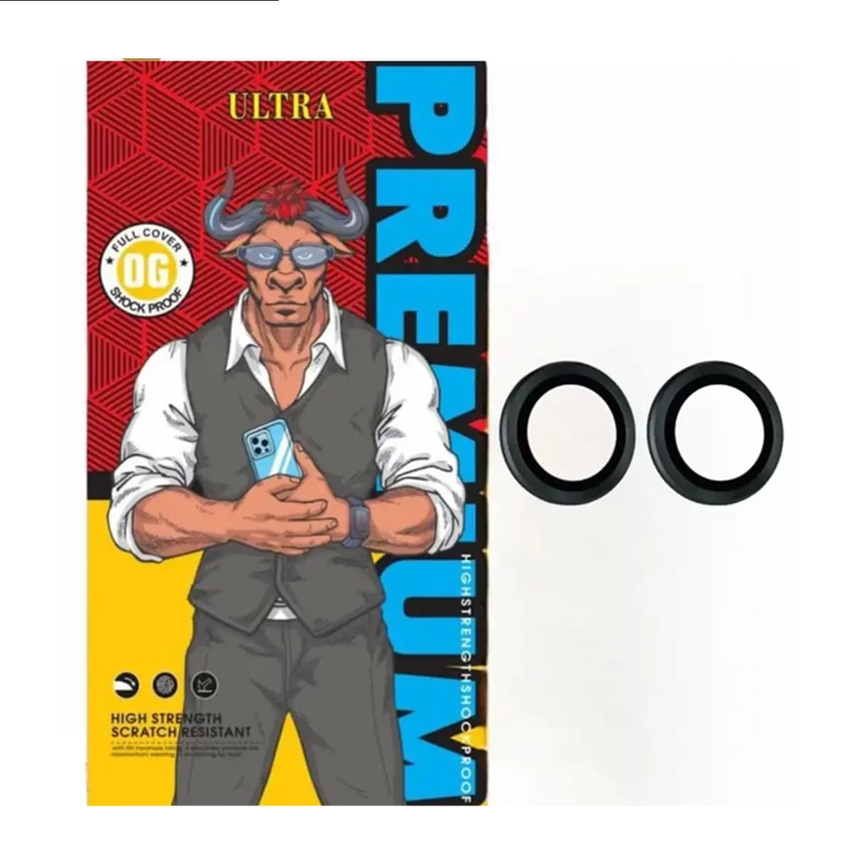 محافظ لنز دوربین گوشی موبایل سامسونگ گلکسی S25 Ultra مدل اولترا رینگی