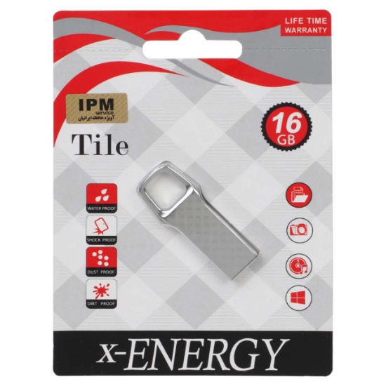 فلش مموری ایکس انرژی مدل Tile USB2.0 ظرفیت 16 گیگابایت