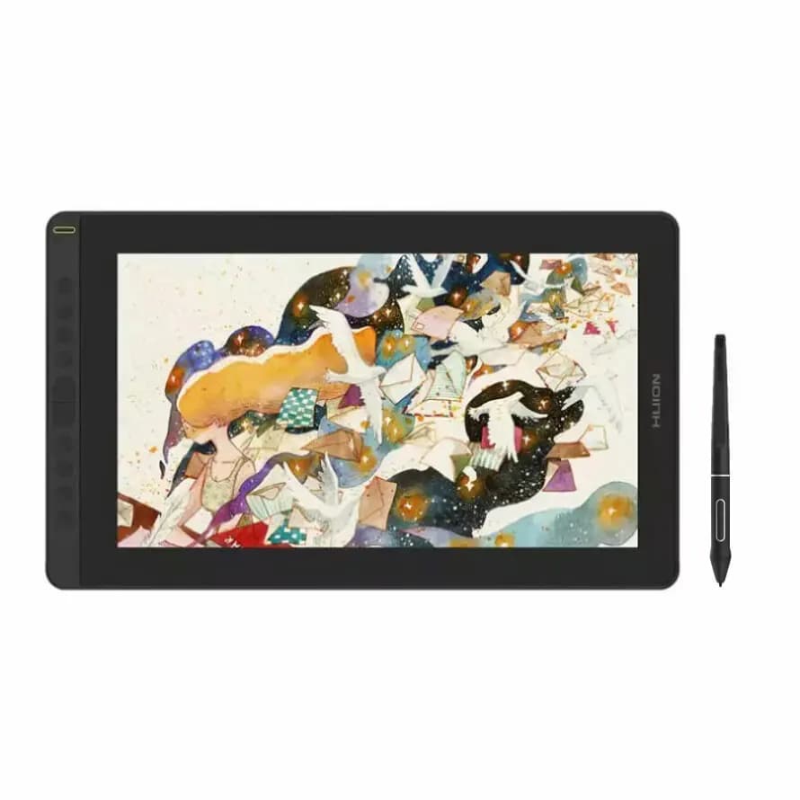 تبلت گرافیکی به همراه قلم نوری هویون مدل Kamvas 16 (2021)