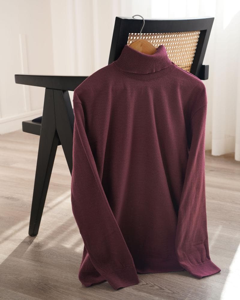 بلوز بافت مردونه یقه اسکی رایان کد 25811