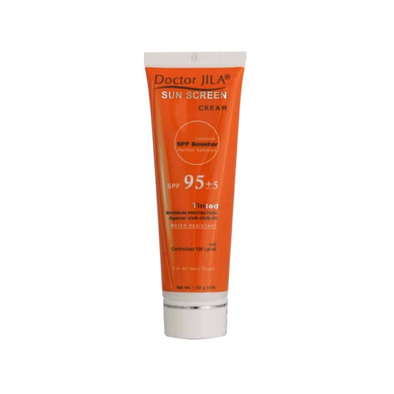کرم ضد آفتاب SPF95 رنگی دکتر ژیلا با چربی کنترل شده 50 میلی لیتر