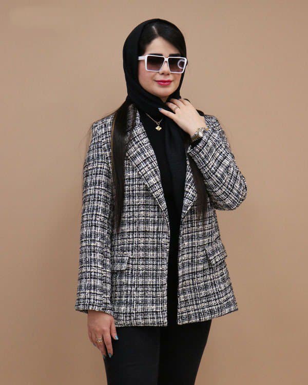 کت زنانه شانل استر دار ۳۷۶