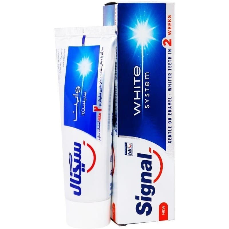 خمیر دندان سفید کننده سیگنال وایت سیستم 75 میلی لیتر