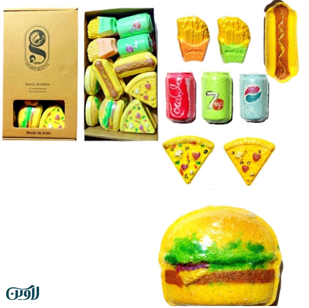 کوکتل پدیکور گلاریس GLARIS فست فود