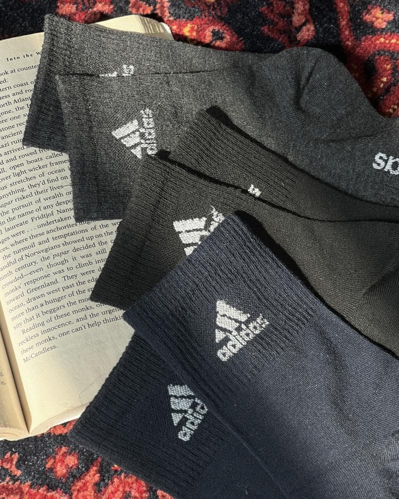 جوراب مردونه ساده آدیداس کد 25635