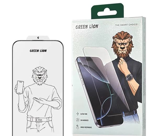 محافظ صفحه نمایش گرین لاین مدل 9H steve مناسب برای گوشی موبایل اپل iPhone 17 Pro Max