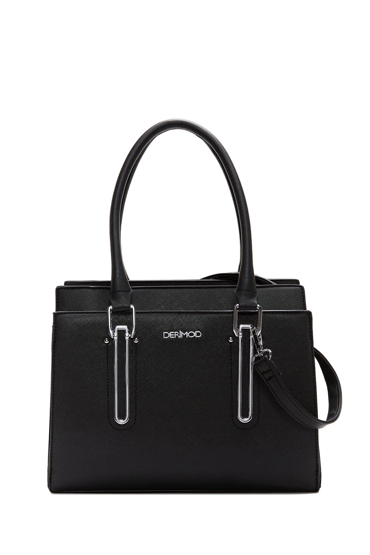 کیف زنانه مشکی دوشی بلند دری مد