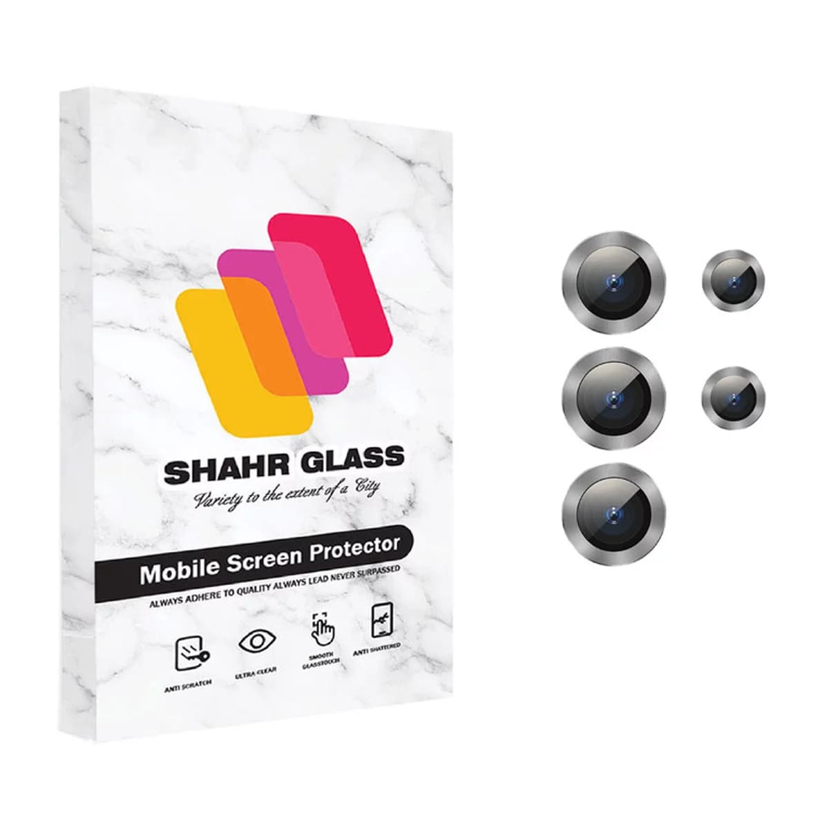 محافظ لنز دوربین گوشی سامسونگ Galaxy S22 Ultra 5G شهر گلس مدل RING