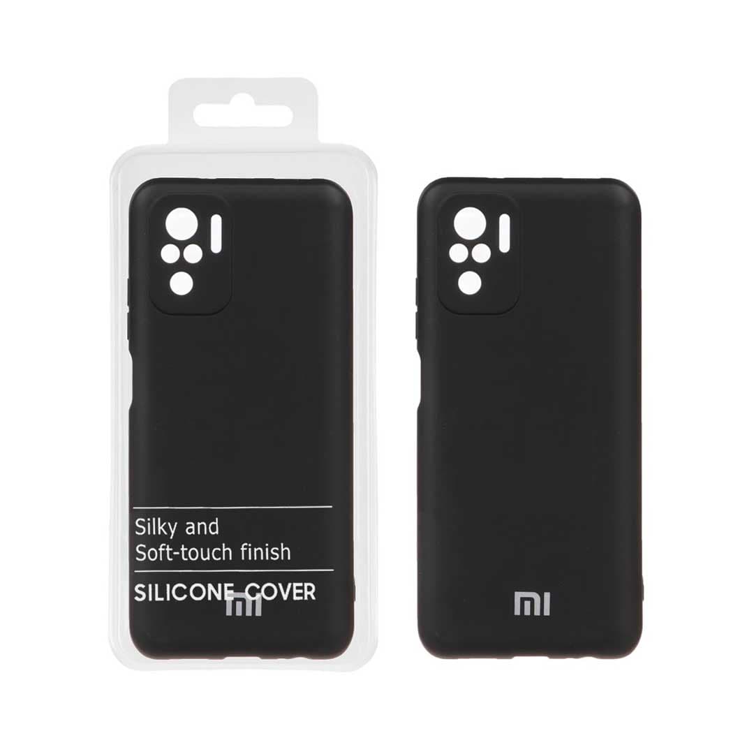 قاب نیو سیلیکون محافظ لنزدار Xiaomi Redmi Note 10S – مشکی