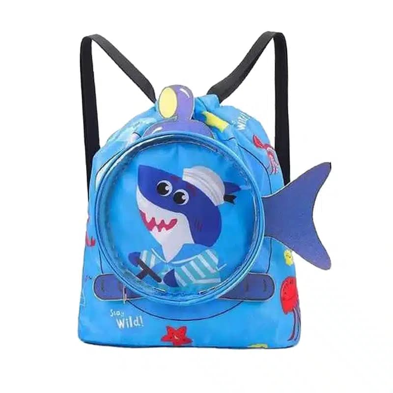 کیف شنا بچگانه طرح کوسه (آبی)