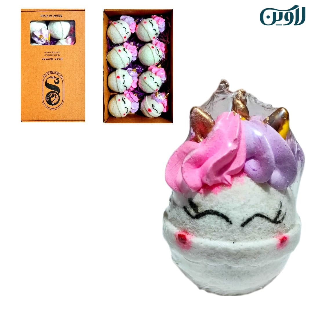 کوکتل پدیکور گلاریس GLARIS یونیکورن سفید