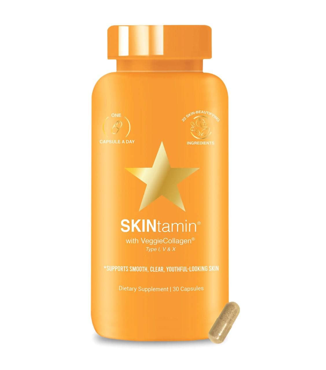 کپسول اسکین تامین تقویت کننده پوست هیرتامین SKINtamin