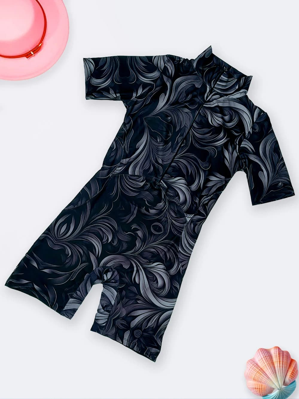 مایو پوشیده برای استخر بصورت نیمه اسلامی زنانه سرهمی شیک و جذاب اسپیدو ( Speedo )