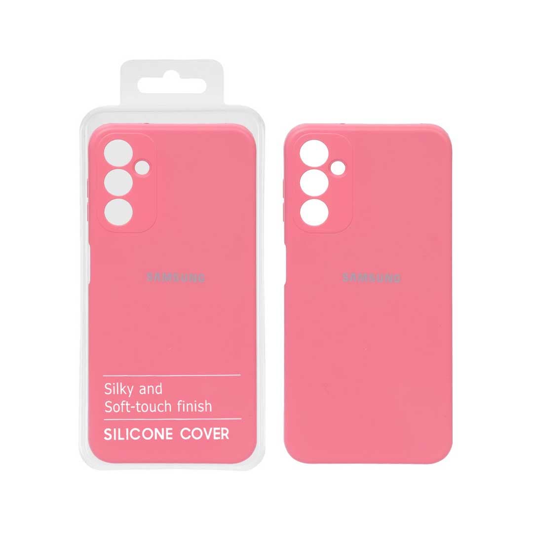قاب نیو سیلیکون محافظ لنزدار Samsung Galaxy A14 – صورتی