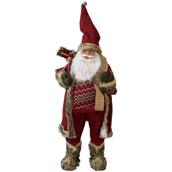 عروسک بابانوئل مدل 2023 کد 1 سایز 90 سانت