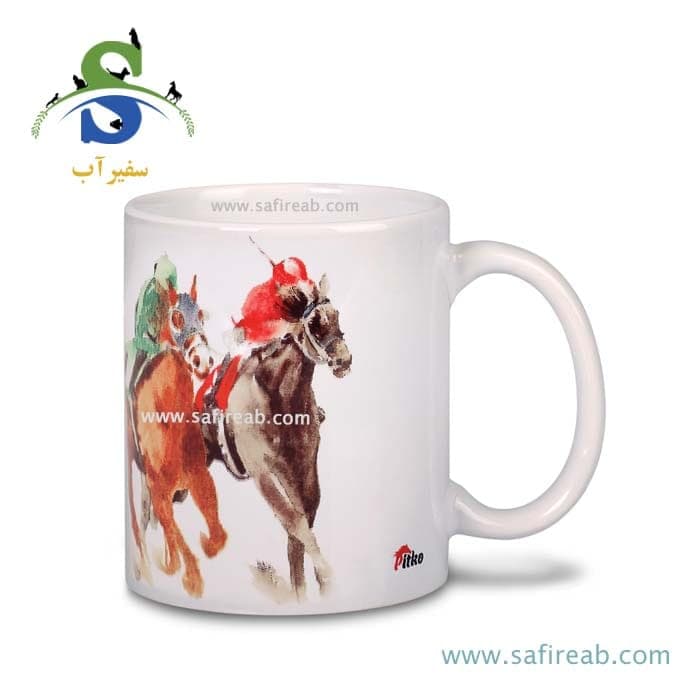 ماگ سرامیکی طرح چوگان پیتکو