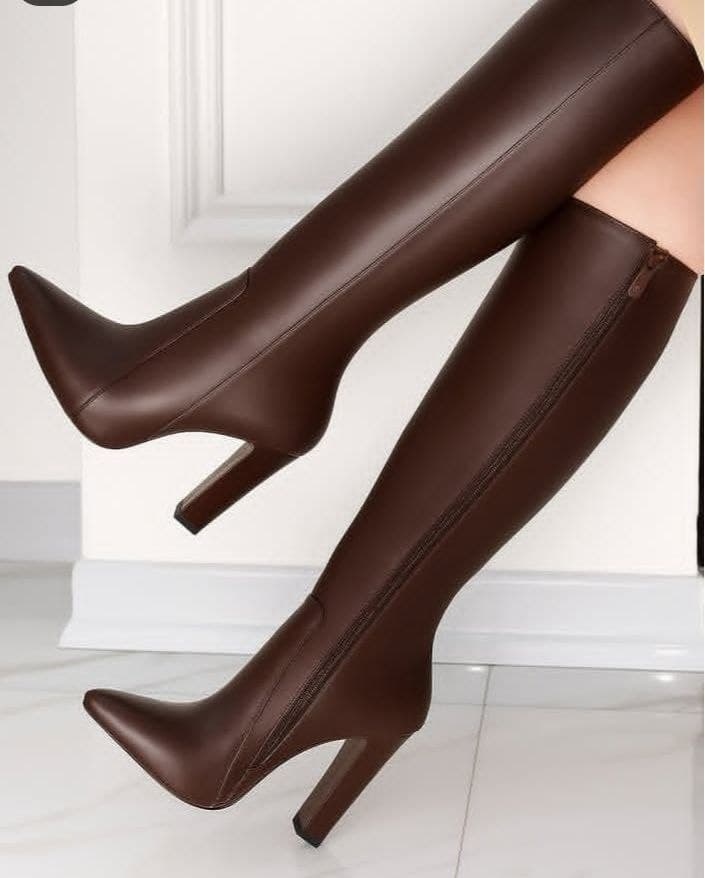 بوت پاشنه دار زنانه پاشنه ۹ سانت فوق فشن ترند سال