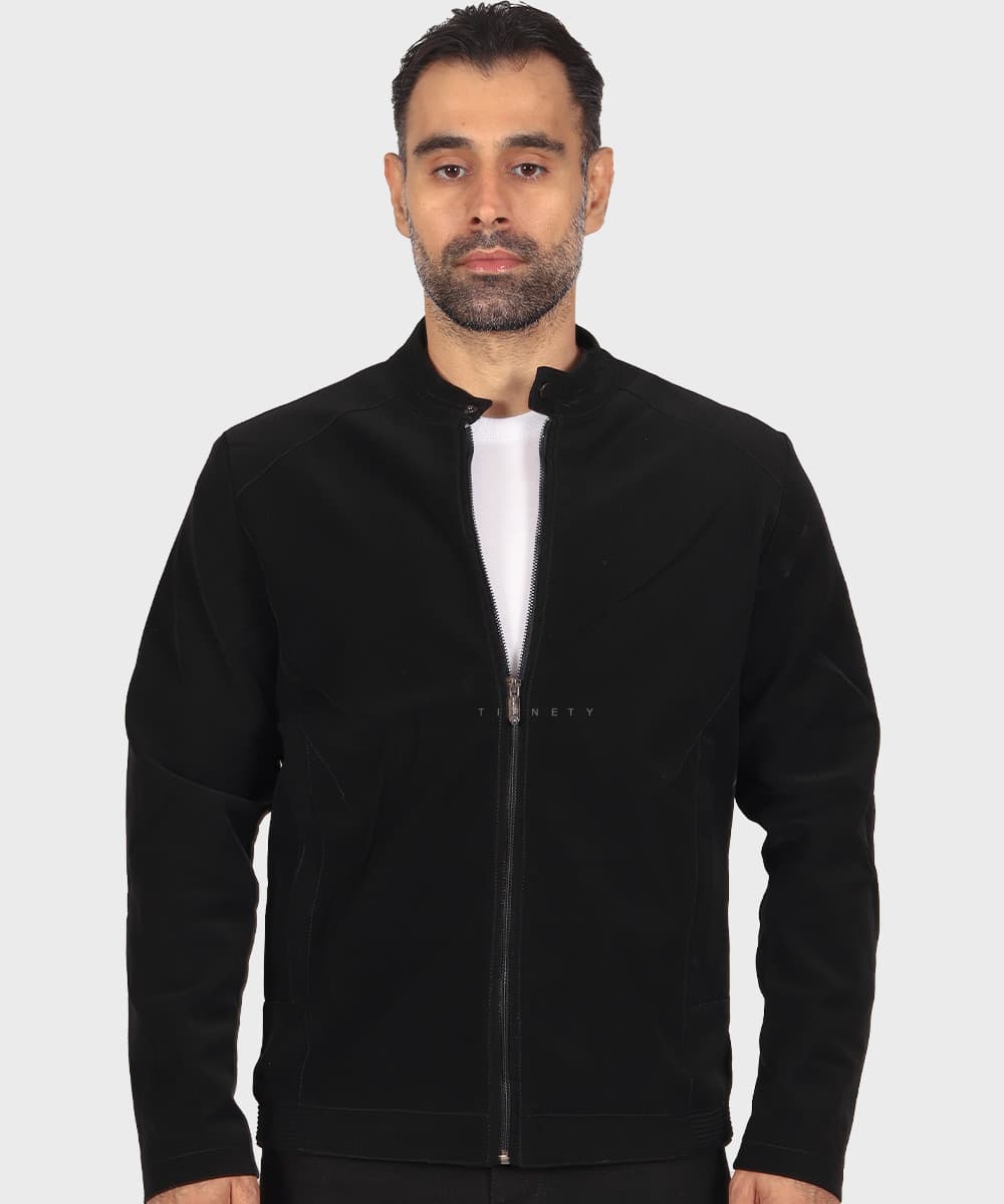 کت چرم مردانه ساده و اسپرت 2423