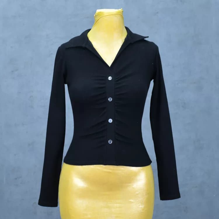 تیشرت کراپ دخترانه کد 27679