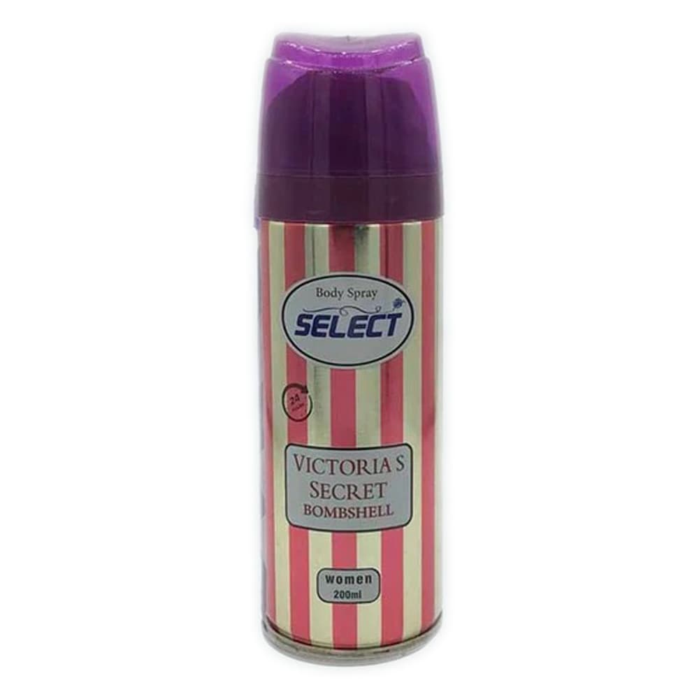 اسپری بدن زنانه ویکتوریا سکرت بامبشل 200میل سلکت کارتن 24 عددی
