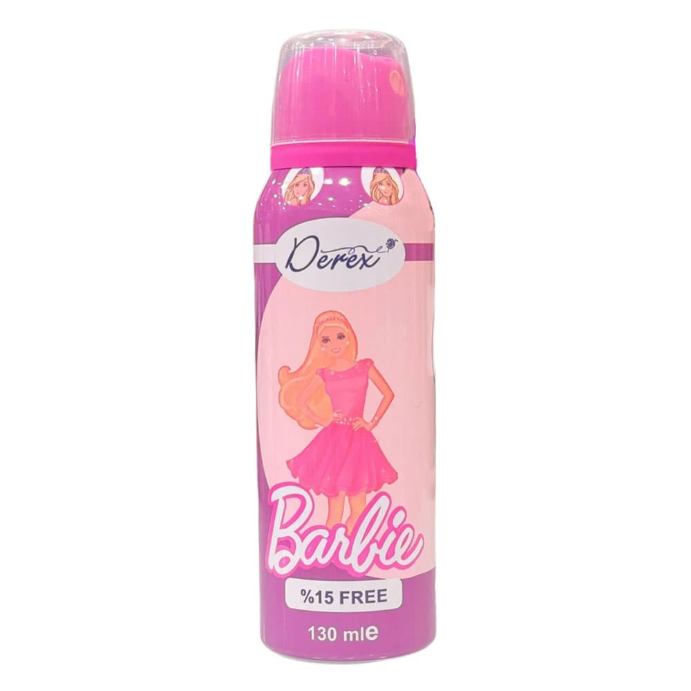 دئودرانت کودک ضدحساسیت 130میل باربی درکس کارتن 24 عددی