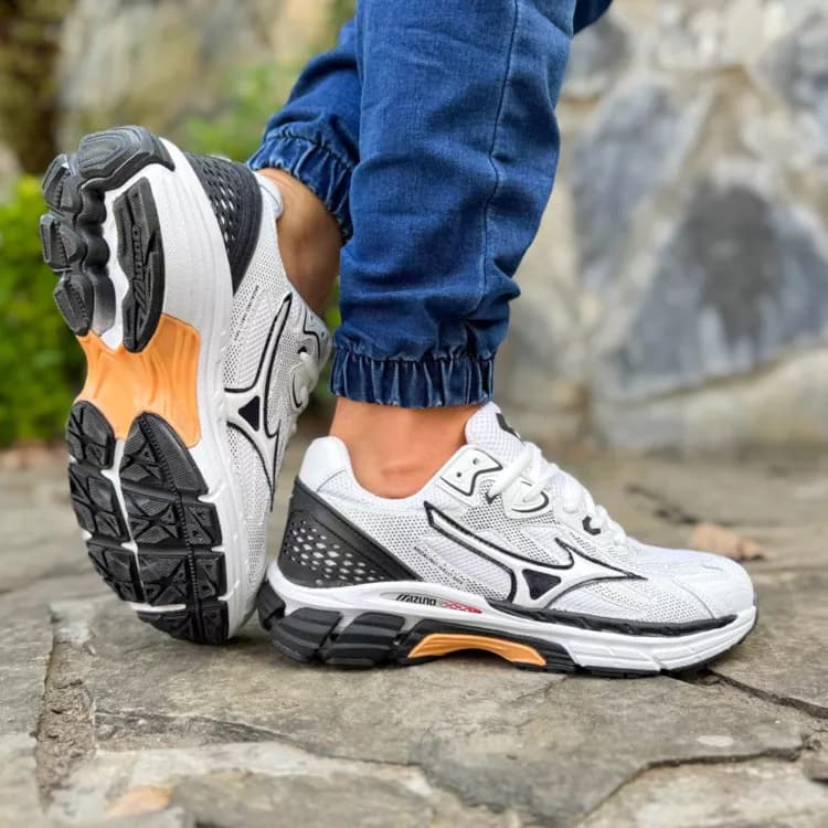 کتانی مردانه میزانو سفید کد 27713