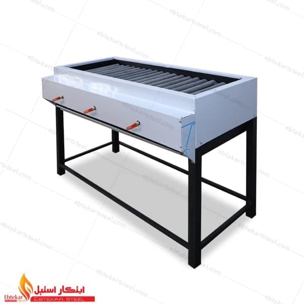 کباب پز گازی 120 دهنه 55 سانت