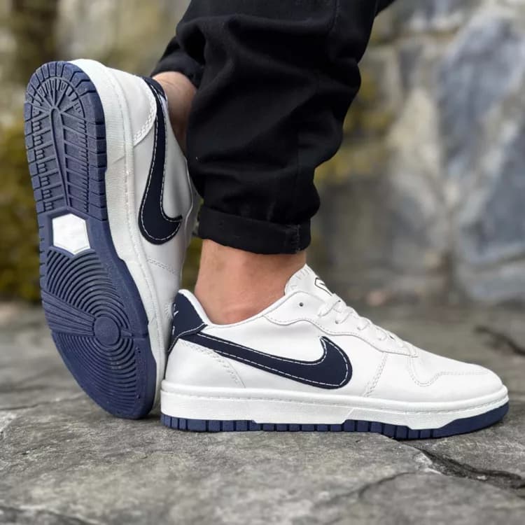 کتانی مردانه نایک سفید کد 27815