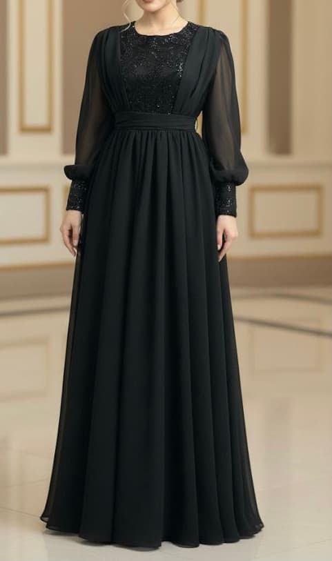 پیراهن مجلسی زنانه و شب ماکسی مدل رویا