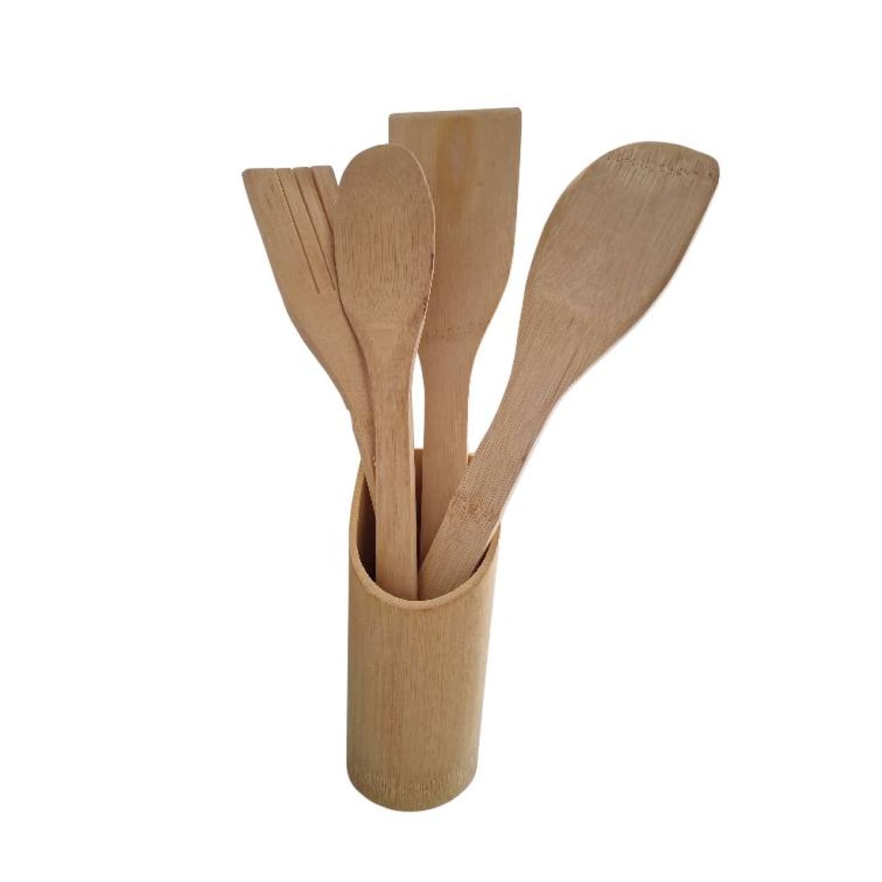 سرویس 4 پارچه بامبو مدل چوبی