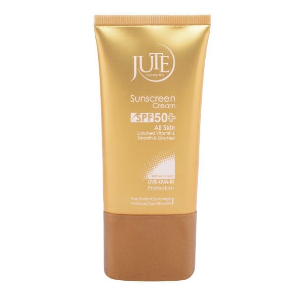 کرم ضد آفتاب ژوت SPF50 مناسب انواع پوست بدون رنگ (انقضا 1406/08)